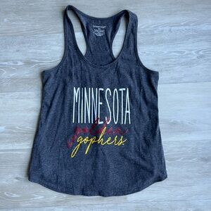 NWOT- university of Minnesota gophers grey tank top